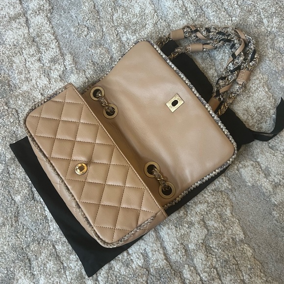 Authentic Chanel Tweedy Flap East-West Style Bag - Picture 10 of 16